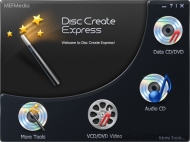 Disc Create Express screenshot